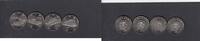 Japan 4 X 100 Yen TRAIN Set(4) Y.250-253 -