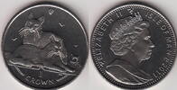 Isle of Man 1 Crown TURKS ANGORA CAT KM.1440 -