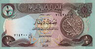 Iraq 1/2 Dinar P.68 -