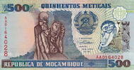 Mozambique 500 Meticais 1991 P.134 unz 29.29 元 含税 ＋  200.81 元 运费