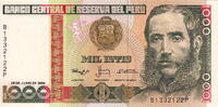 Peru 1.000 Intis 1988 P.136b unz 16.70 元 含税 ＋  200.42 元 运费