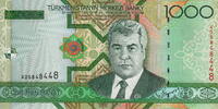 Turkmenistan 1.000 Manat P.20 -