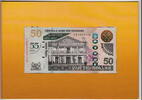 Surinam 50 Dollars In Folder P.167 -