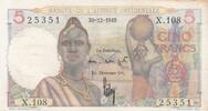 French West Africa 5 Francs P.36 -