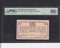 Fiji Isl. 2 Shillings PMG 66 1942 P.50r1 unz 2,468.32 元 含税 ＋  317.95 元 运费