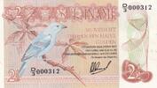Surinam 2 1/2 Gulden Nr.000312 P.118b, -