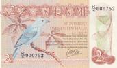 Surinam 2 1/2 Gulden Nr 000752 P.119b,,. -