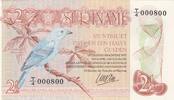 Surinam 2 1/2 Gulden Nr 000800 P.119b.., -