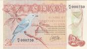 Surinam 2 1/2 Gulden Nr 000750 P.119b.,. -