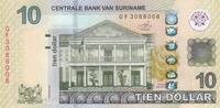 Surinam 10 Dollar P.171 -