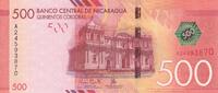 Nicaragua 500 Cordobas P.214 -