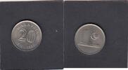Malaysia 20 Sen 1988 KM.4.. unz 29.29 元 含税 ＋  200.81 元 运费