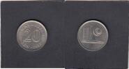 Malaysia 20 Sen 1987 KM.4, unz 33.47 元 含税 ＋  200.81 元 运费