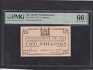 Fiji Isl. 2 Shillings PMG66 1942 P.50a unz 2,719.34 元 含税 ＋  317.95 元 运费