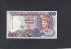 Malaysia 100 Ringgit tear 1,5 cm P.32 -