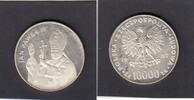 Poland 10.000 Zlot VISIT POPE Y.164 -