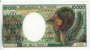 Chad 10.000 Francs P.12a -