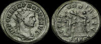 ROMAN IMPERIAL Pr344CbS - PROBUS - Billon Antoninianus. CONCORDIA AVG of Ticinum. -