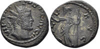 ROMAN AE Antoninianus Tetricus I. (3.68g, 18mm). ‘Barbaric Issue. Irregular mint. Uncertain type -