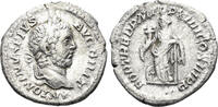 ROMAN AR Denarius Caracalla. 198-217 AD. (2.37g, 19mm). Rome mint. Struck RIC 189 -