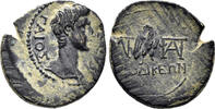 ROMAN PROVINCIAL AE Phrygia, Laodikeia. Gaius Caesar, grandson of Augustus. 20 BC-4 AD. AE 17mm (2.68g). Anto Polemon Philopatris, magistrate. Struc -