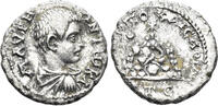 ROMAN PROVINCIAL as Cappadocia, Caesaraea. Caracalla, as Caesar. 196-198 AD. AR Drachm (2.98g, 17mm). Dated RY 5 (of Septimius Severus, 196/7 AD). H -