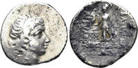GREEK AR Drachm Cappadocian Kingdom. Ariarathes IX Eusebes Philopator. 100-85 BC. (4.11g, 18mm). Eusebeia mint. Dated RY 1 (100/99 BC). Simone -