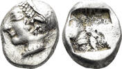 Diverse AR Diobol Ionia, Phokaia. Circa 521-478 BC. (1.34g, 10mm). SNG Kayhan 522 -