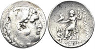 GREEK AR Tetradrachm Macedonian Kingdom. Alexander III 'the Great' 336-323 BC. (16.62g, 28.5mm). Magnesia mint. Struck circa 200-196 BC. Price 2050 -