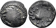 Diverse AE Drachm Celtic Eastern Europe. 2nd-1st Centuries BC. (2.50g, 14mm). Imitating Philip II of Macedon. Kapostaler type. Lanz 807 -
