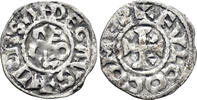MIDDLE AGES AR Denier France, Anjou. Fulk IV-V. (0.85g, 18mm). -