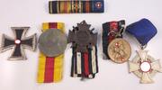 Deutsch Reich / 3.Reich Ordenskonvolut mit 5 Auszeichnungen und Bandspange -