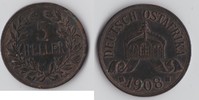 Deutsch-Ostafrika 5 Heller Deutsch-Ostafrika 5 Heller 1908 J -
