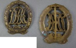 Deutsches Reich Sportabzeichen DRA (Deutscher Reichsausschuss für Leibesübungen) in Bronze -