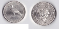 Deutsches Reich, Weimar 3 Reichsmark -Rheinlandräumung- -