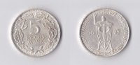 Weimar 5 RM 5 Reichsmark 1925 D Rheinlande -