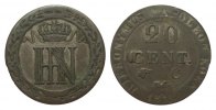 Altdeutschland bis 1871 Westfalen 20 Cent -