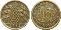 Weimarer Republik 10 Rentenpfennig -