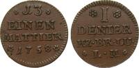 Altdeutschland bis 1871 1 Denier / 1/13 Mattier -