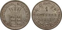Altdeutschland bis 1871 1 Kreuzer Württemberg -