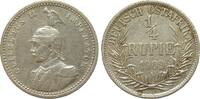 Kolonien und Nebengebiete 1/4 Rupie -