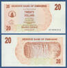 SIMBABWE / ZIMBABWE 20 Dollars -
