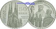 Spanien 50 Euro Gaudi, Familia La Grada, inkl. Etui & Zertifikat & Schuber, selten angeboten -