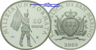 San Marino 10 Euro 500 Jahre Miliz -
