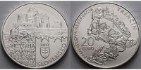 Slowakei 20 Euro Denkmalschutzgebiet Trencin, mit originaler Kapsel, -