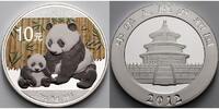 China 10 Yuan China Panda, <b>farbig</b> -