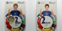 San Marino 2 Euro 10 Jahre Euro Bargeld -