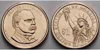 USA 1 $ Grover Cleveland / Kupfer-Nickel, Denver, 24. Präsident -