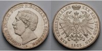 Schwarzburg Sondershausen Vereinstaler Günther Friedrich Carl II, <b>Jahrgang selten,</b>, <b>-RAR-</b>, -