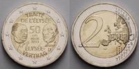 Deutschland 2 Euro 50 Jahre Élysée Vertrag, <br> <b> Prägestätte A</b> -